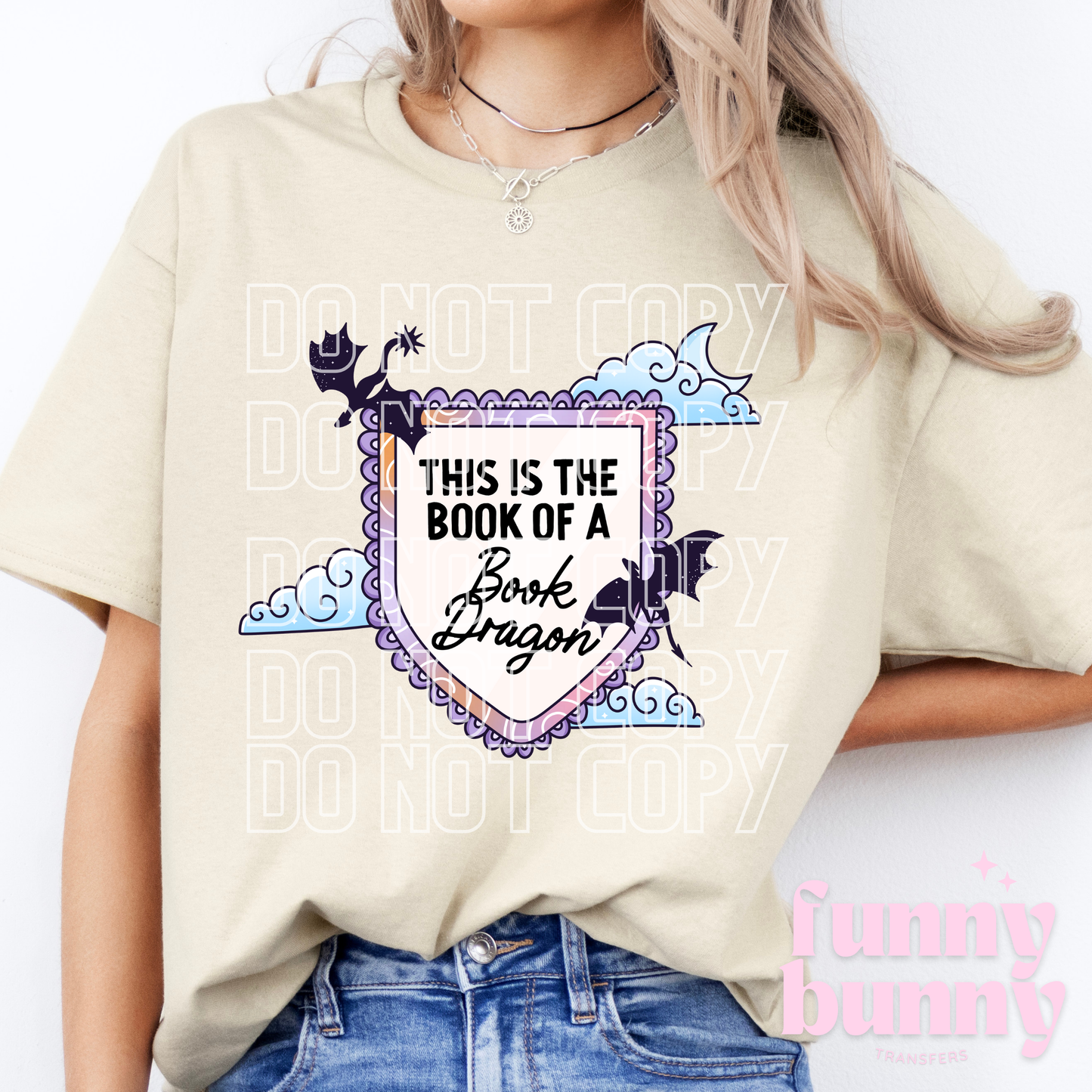 Book Dragon - DTF Transfer