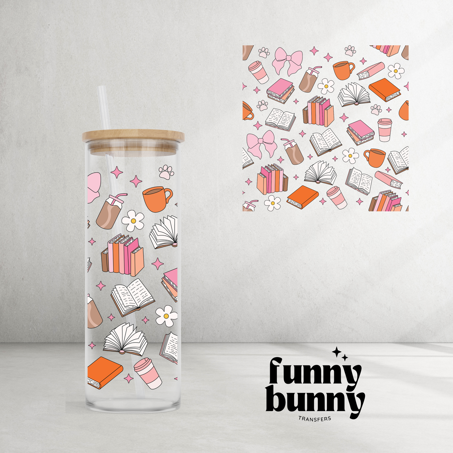 Bookish Girl Era - 25oz UVDTF Cup Wrap