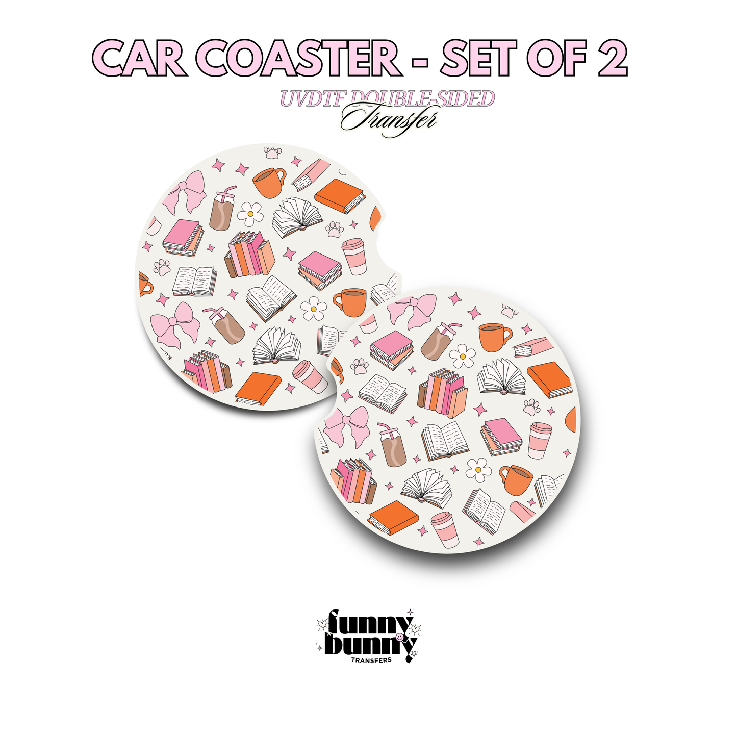 Bookish Girl Era - UVDTF Coaster