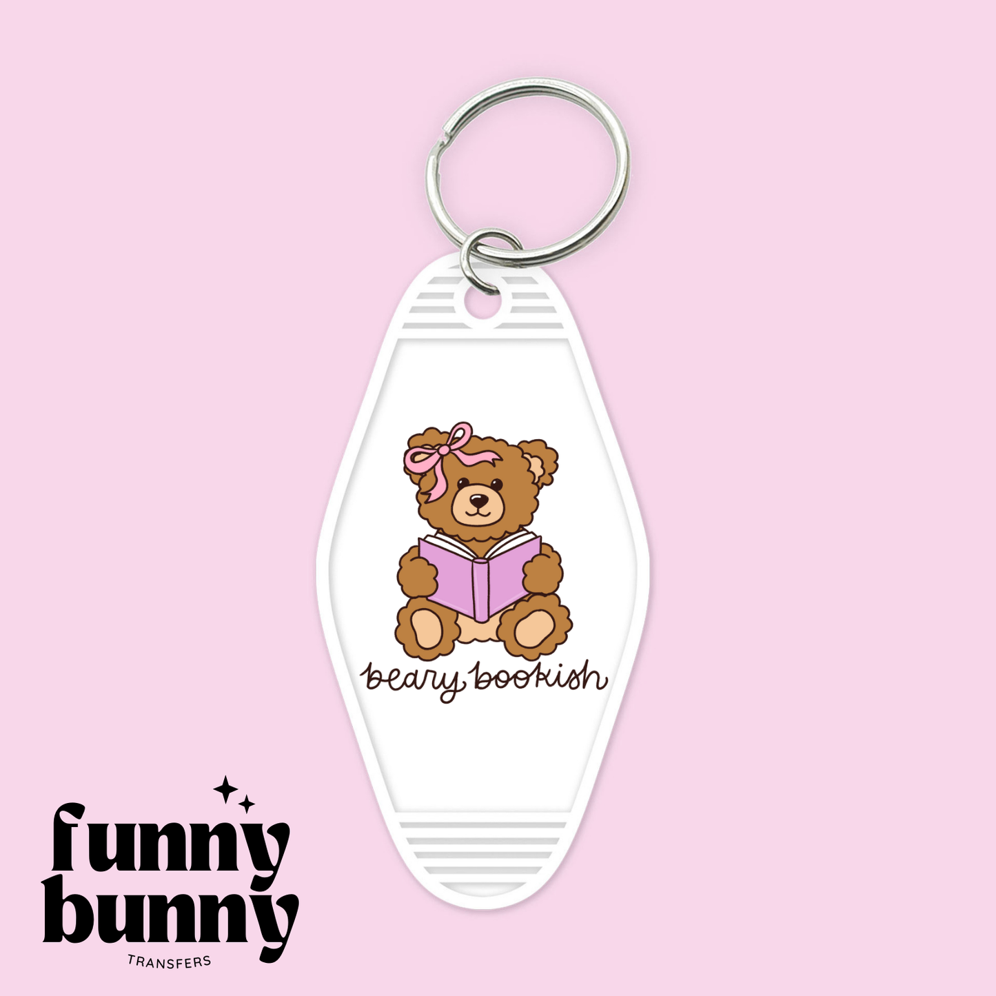 Bookish Teddy Bears - Motel Keychain
