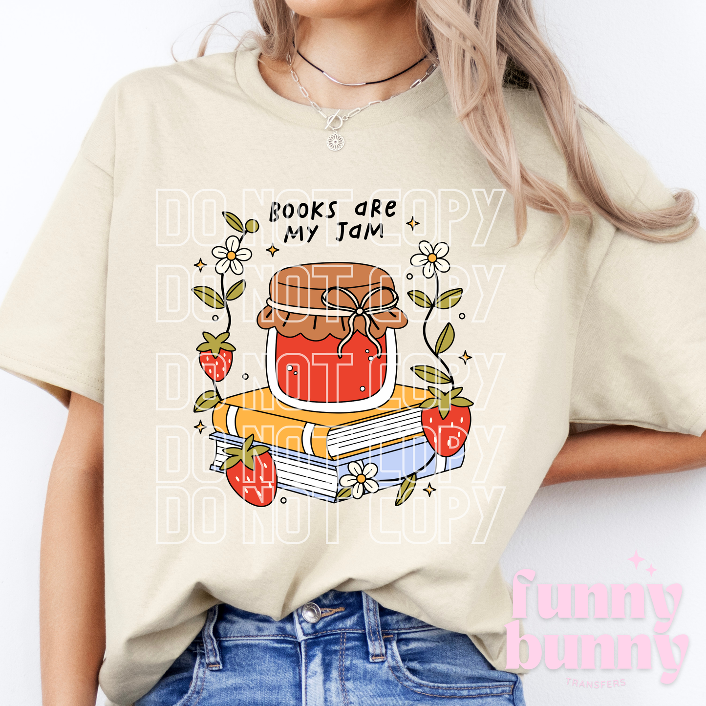 Books Are Literally My Jam - DTF Transfer