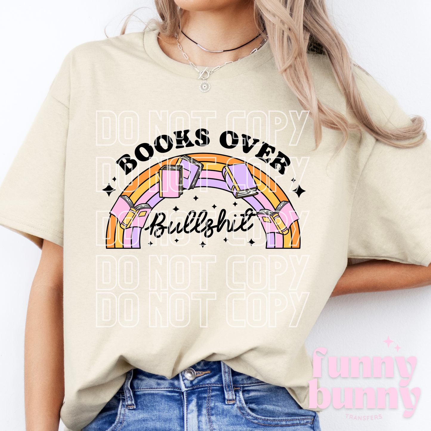 Books Over BS - DTF Transfer