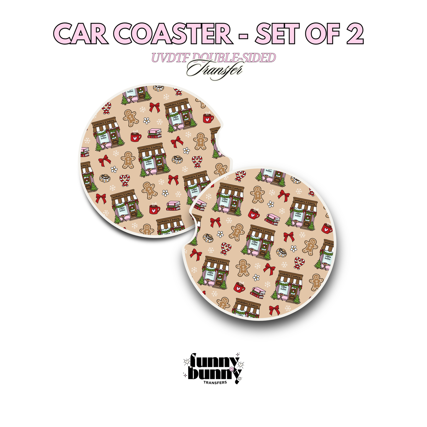 Books & Bakery Essentials - UVDTF Coaster