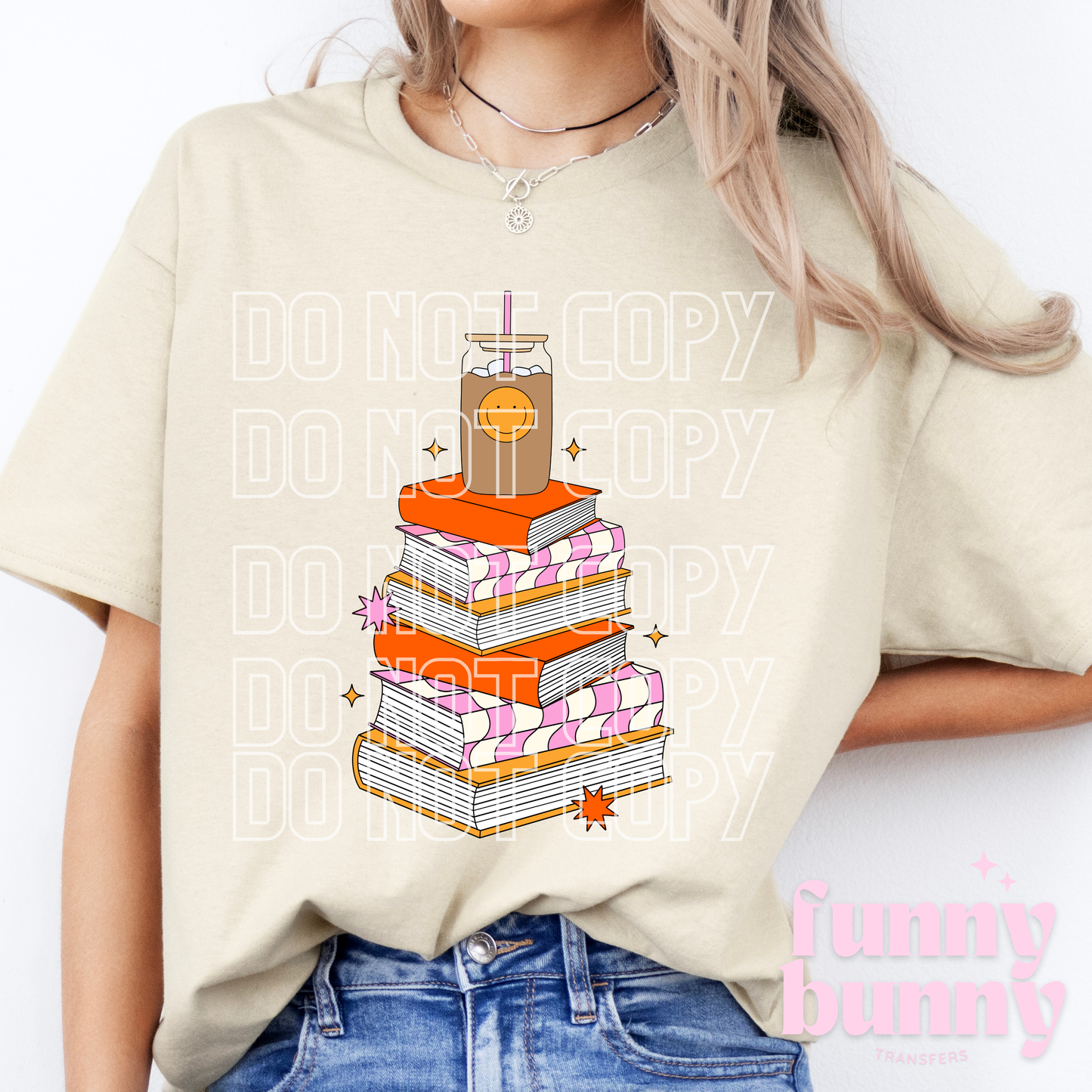 Books & Coffee 2.0 - DTF Transfer