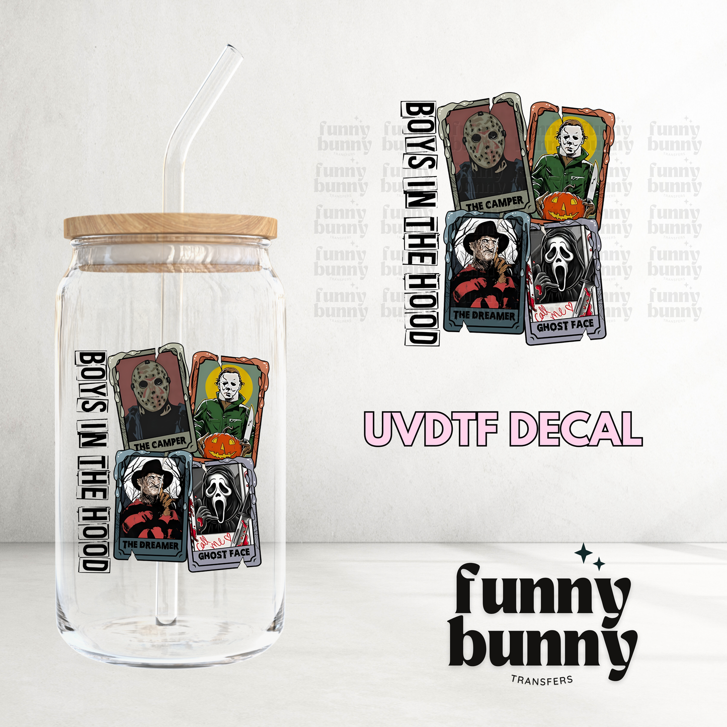 Boys In The Hood - UVDTF Decal
