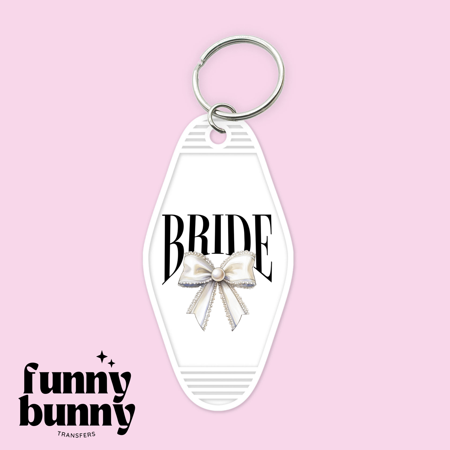 Bride Pearl Bow - Motel Keychain