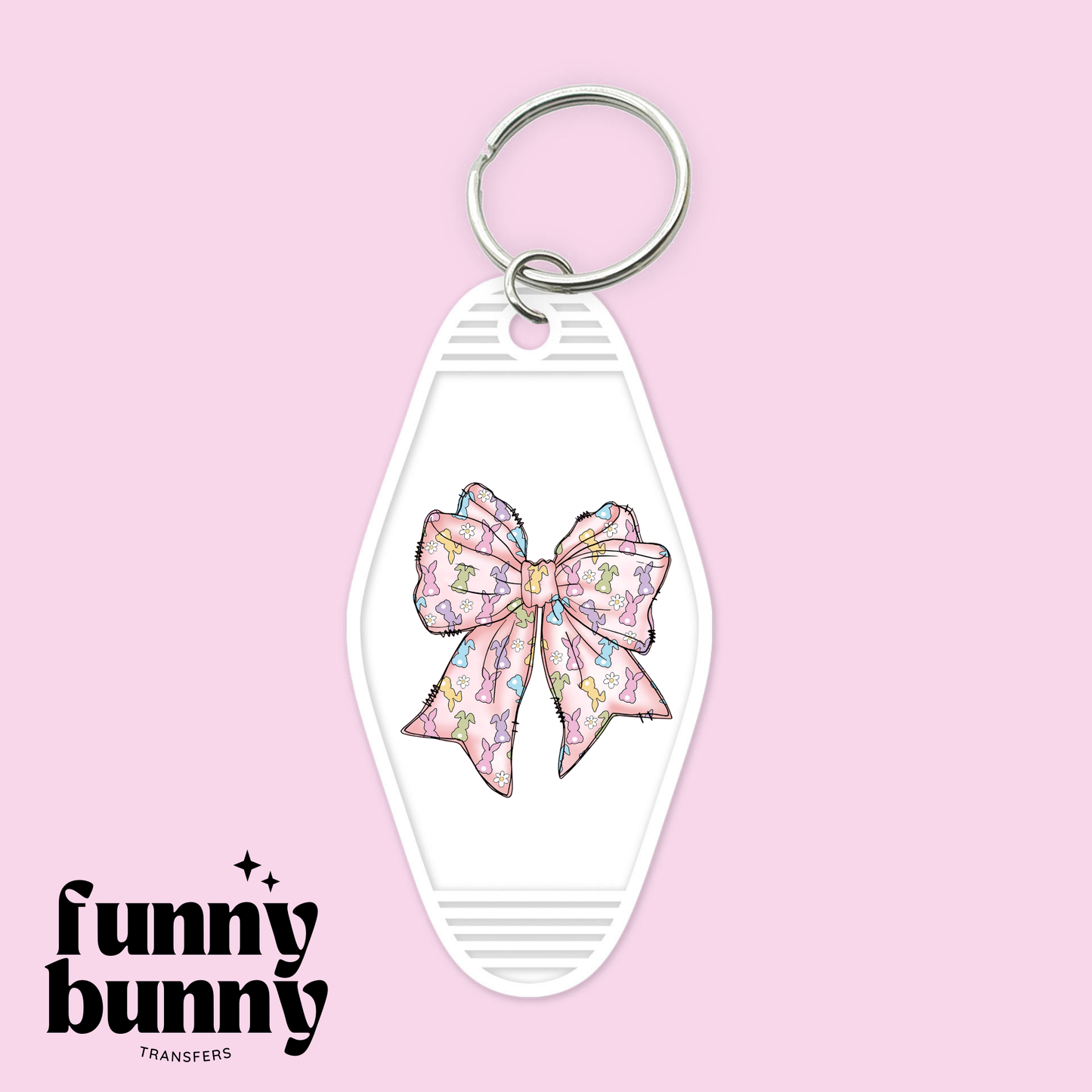 Bunny Soft Bow - Motel Keychain