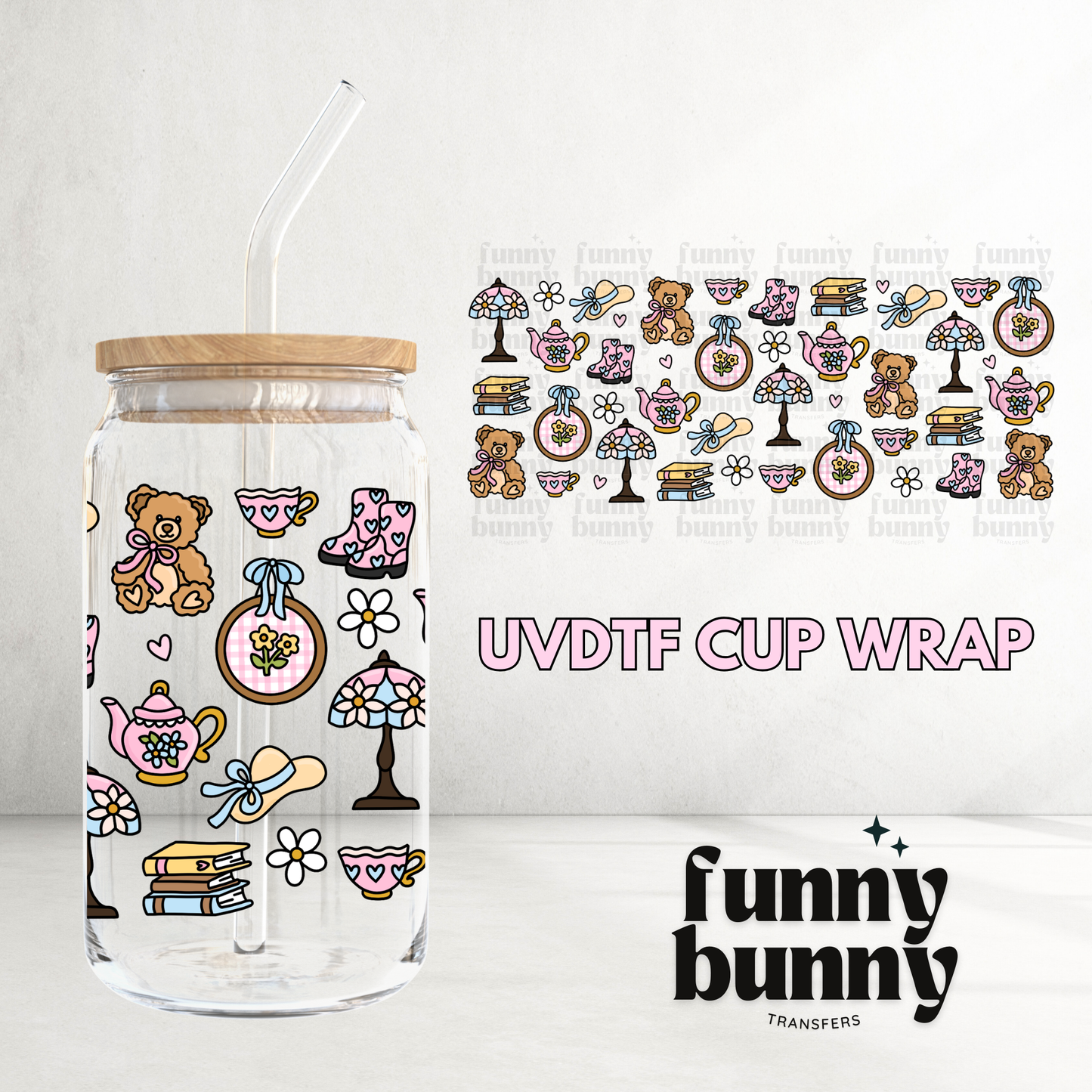 But First Thrifting - 16oz UVDTF Cup Wrap