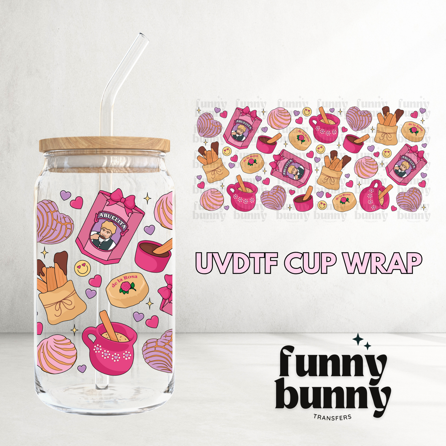 Calorias De Amor - 16oz UVDTF Cup Wrap