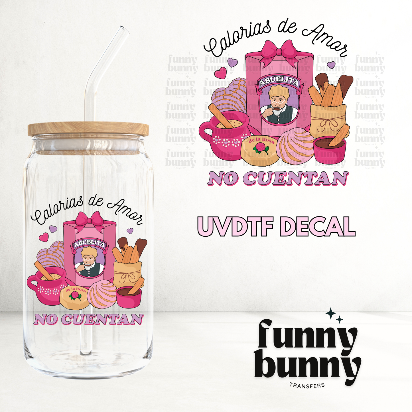 Calorias De Amor - UVDTF Decal