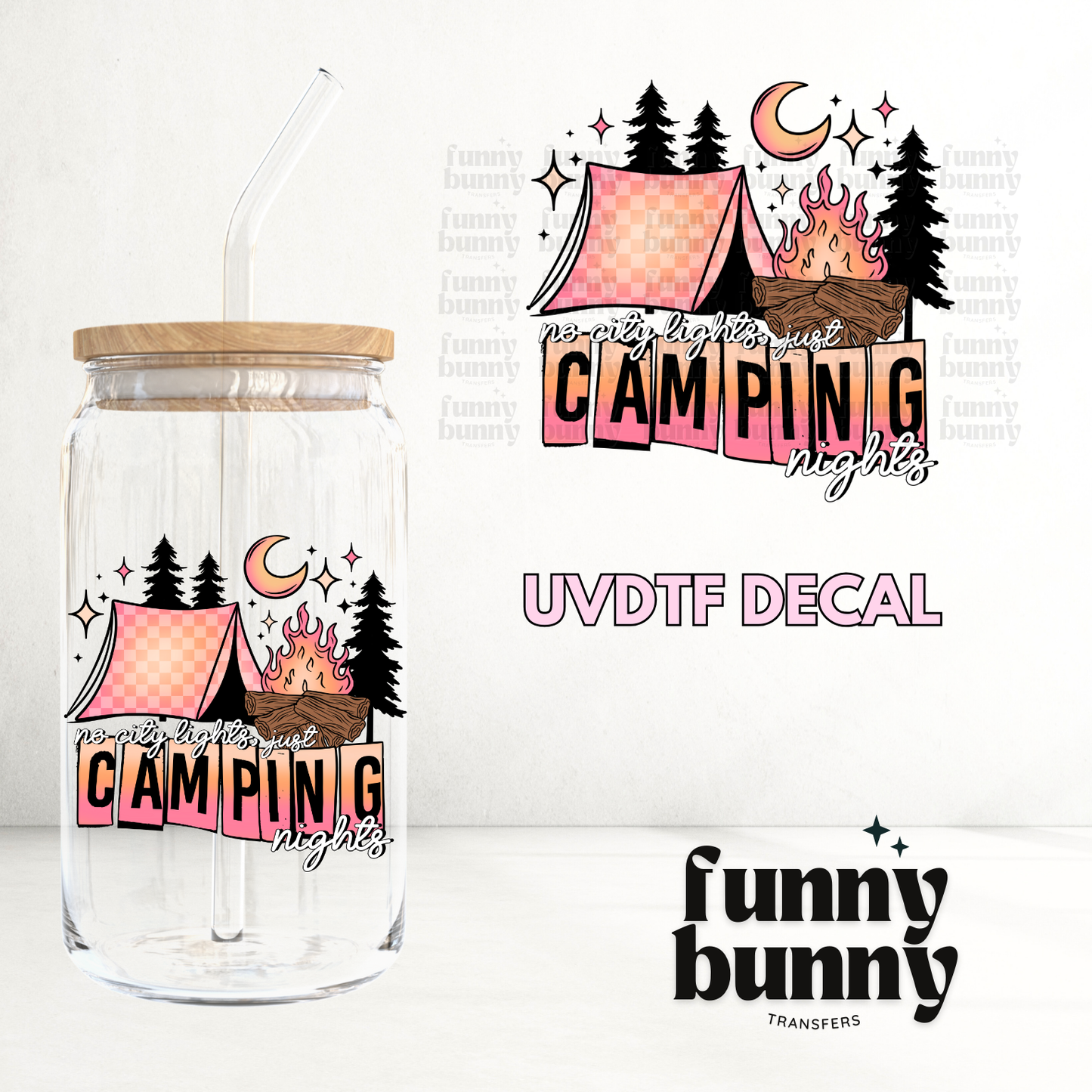 Camping Star Nights - UVDTF Decal