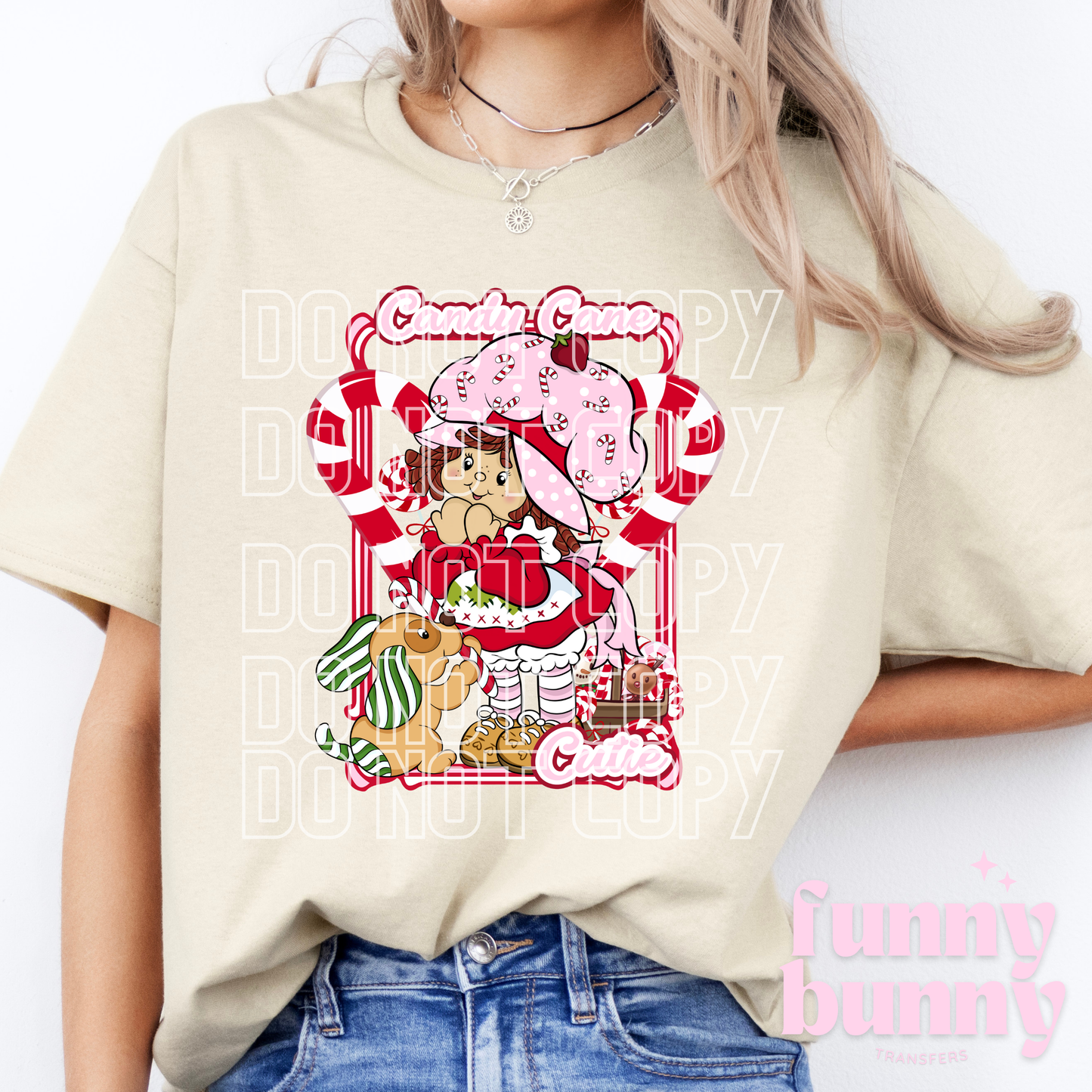 Candy Cane Cutie - DTF Transfer