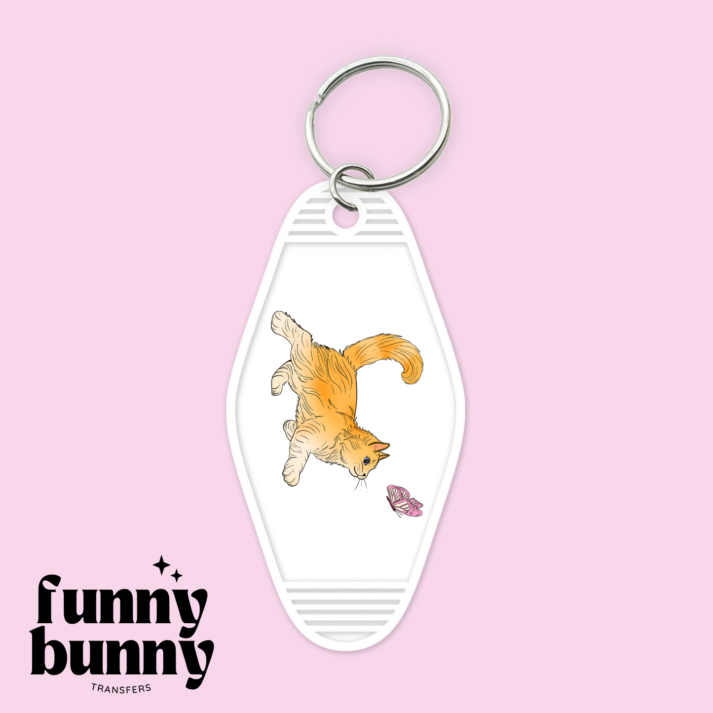 Chasing Butterflies - Motel Keychain