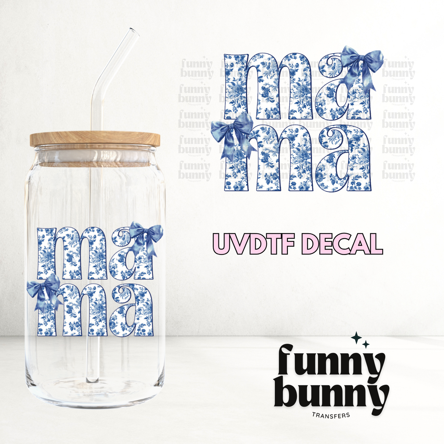 Chinoiserie Mama - UVDTF Decal