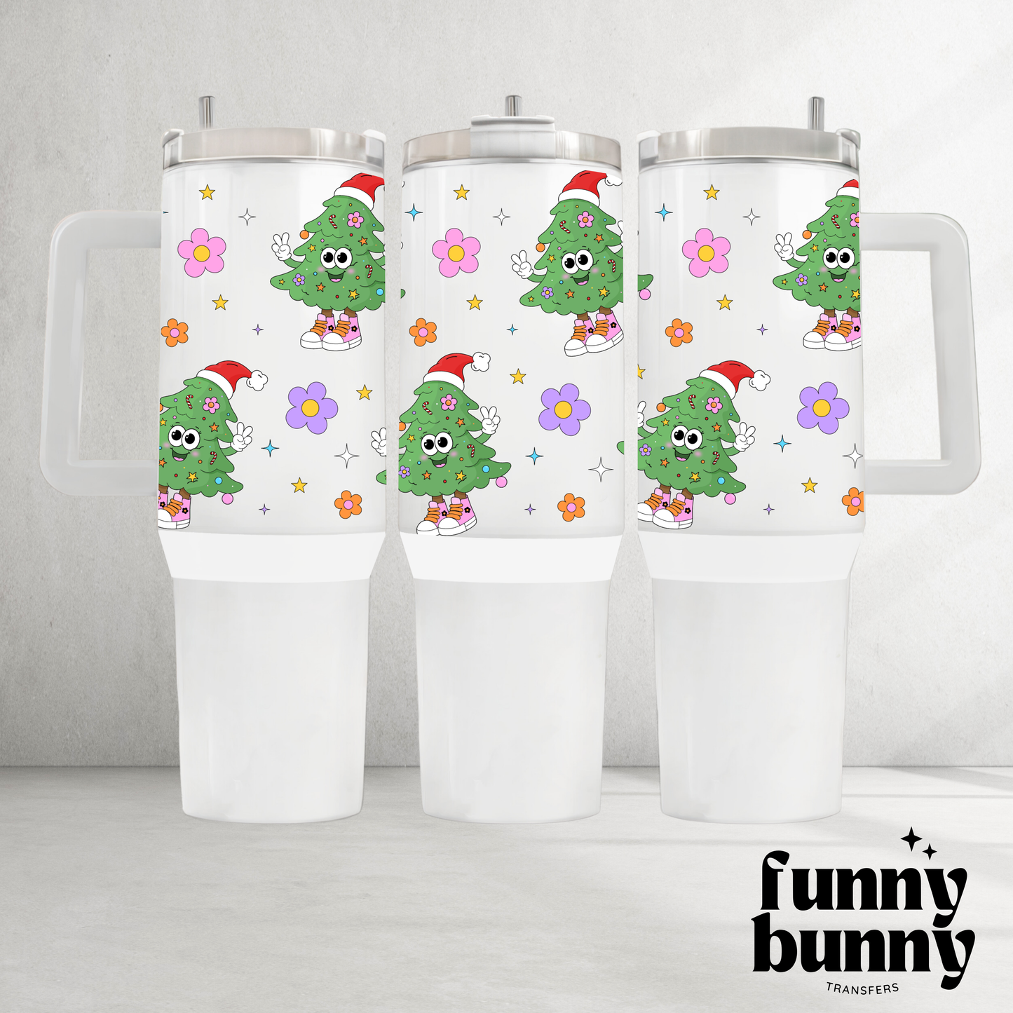 Christmas Tree - 40oz UVDTF Tumbler Wrap