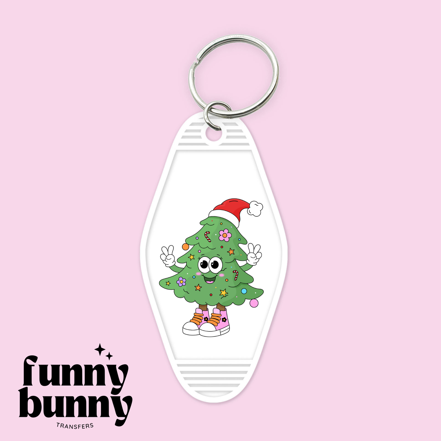Christmas Tree - Motel Keychain