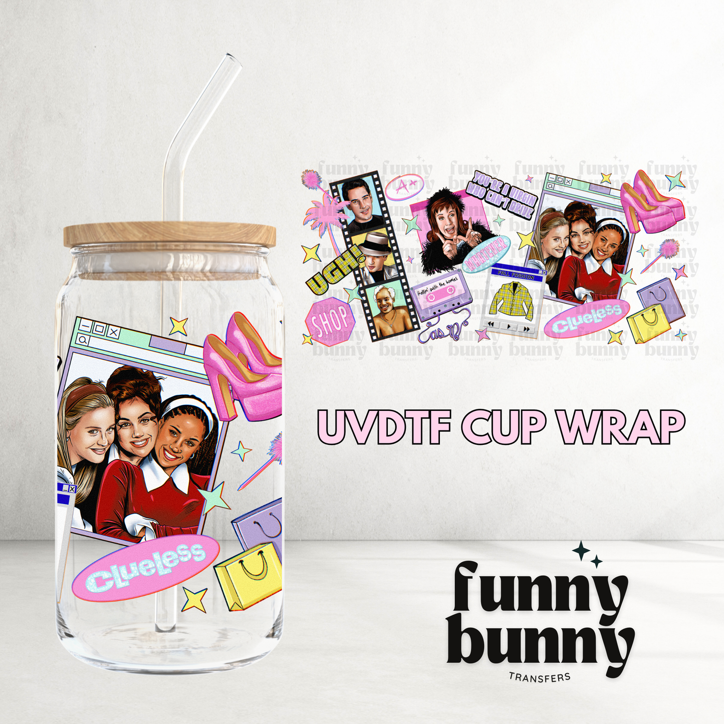 Whatever - 16oz UVDTF Cup Wrap