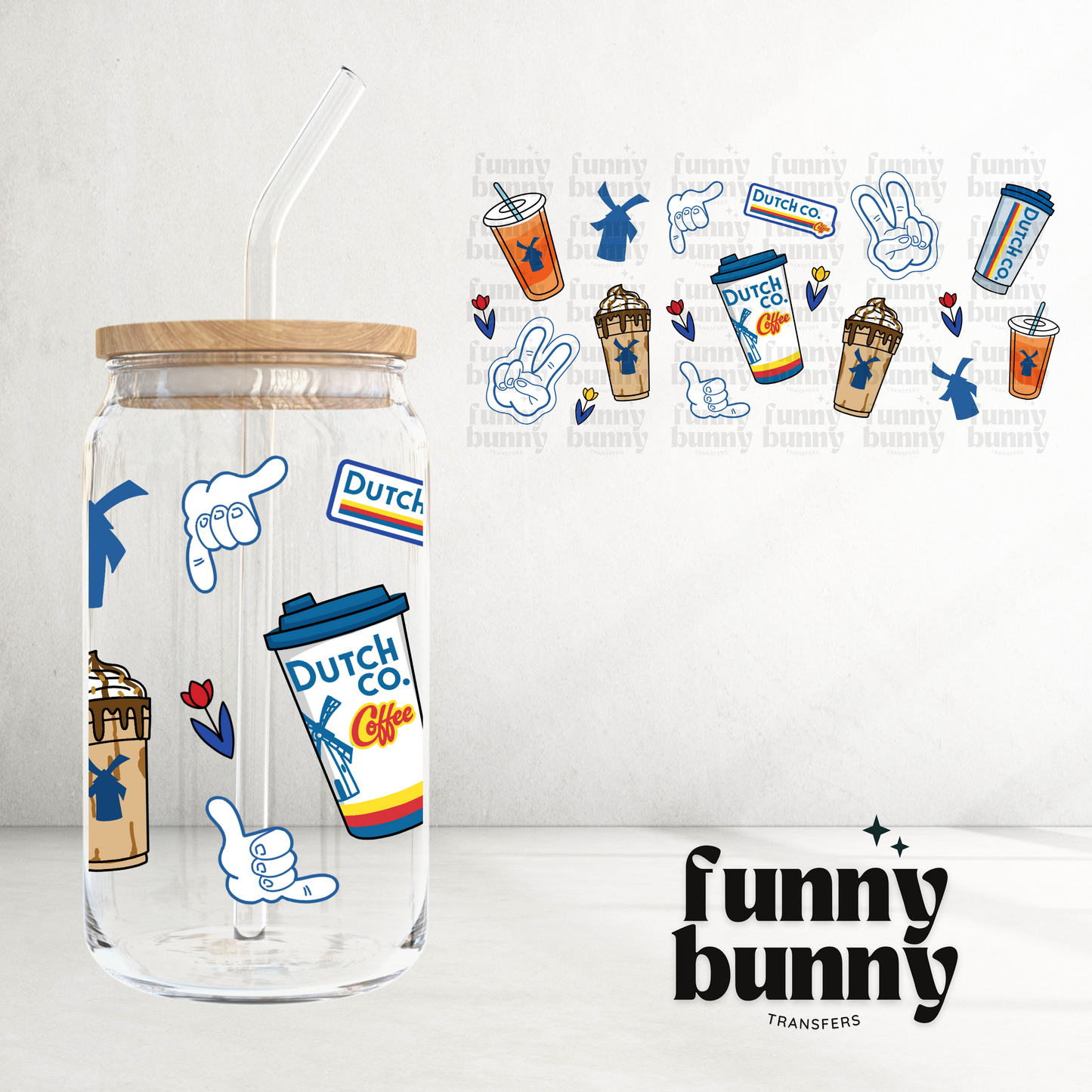 Coffee Co. - 16oz UVDTF Cup Wrap
