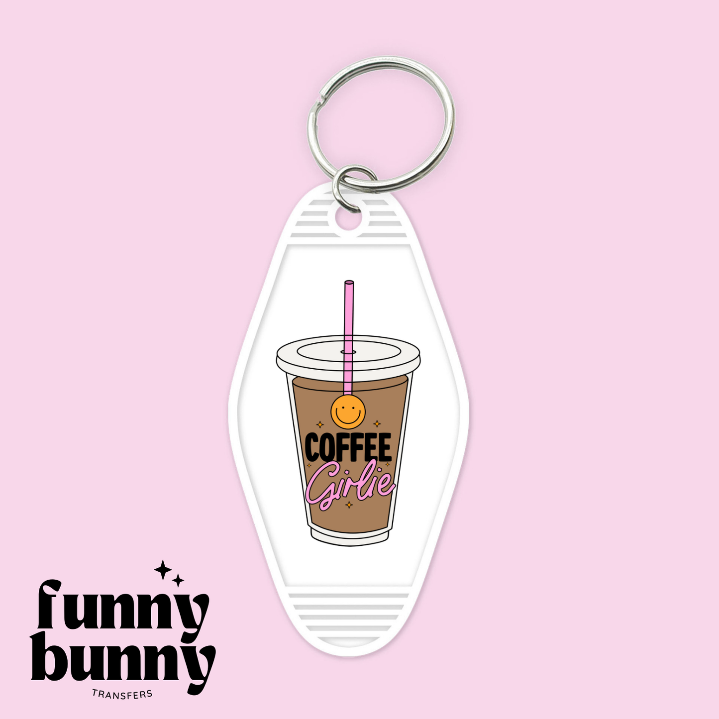 Coffee Girlie Latte - Motel Keychain