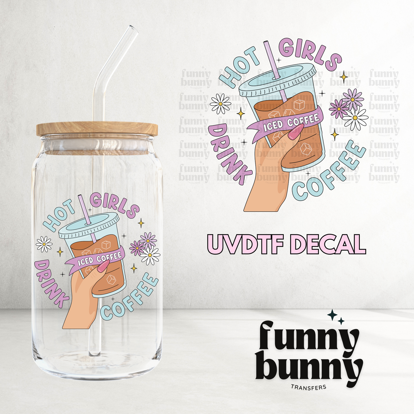 Coffee Girls - UVDTF Decal