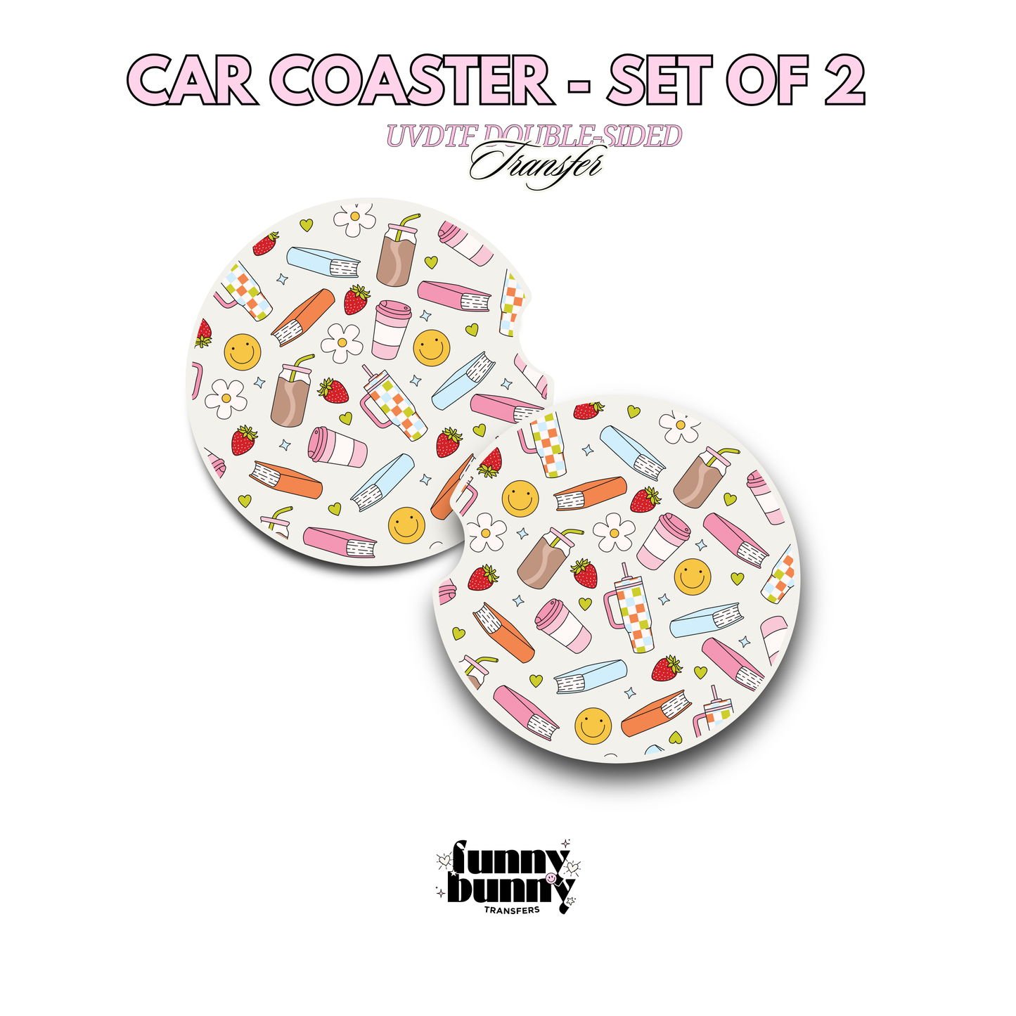 Coffee & Books - UVDTF Coaster