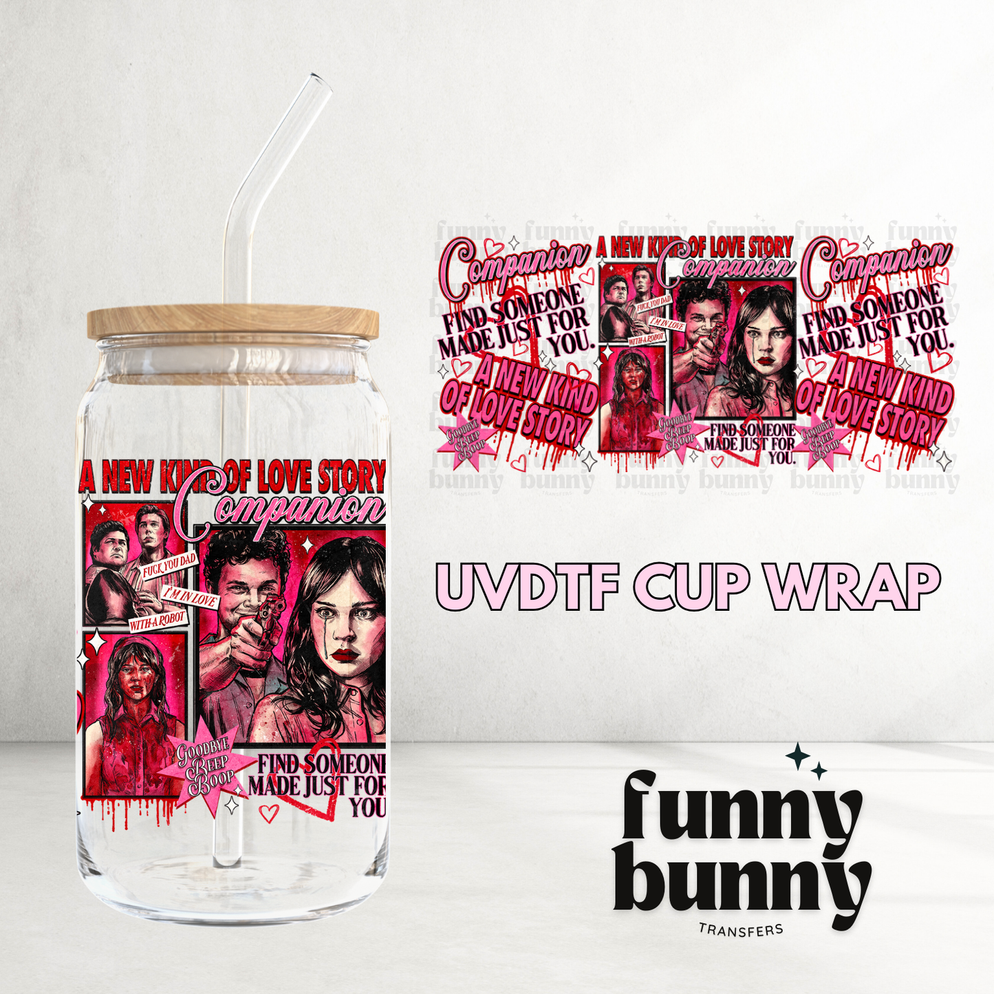 Companion - 16oz UVDTF Cup Wrap