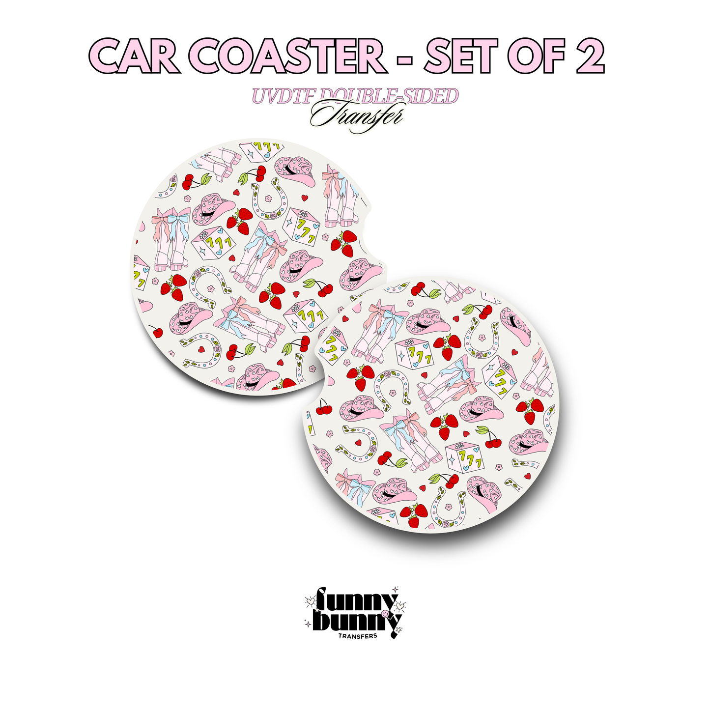 Coquette Cowgirl - UVDTF Coaster