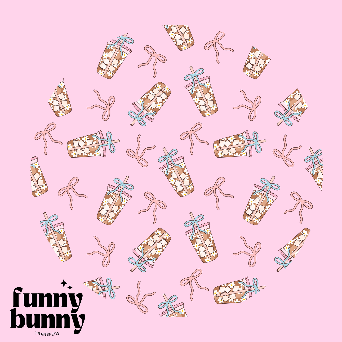 Coquette Iced Coffee - UVDTF Lid Decal