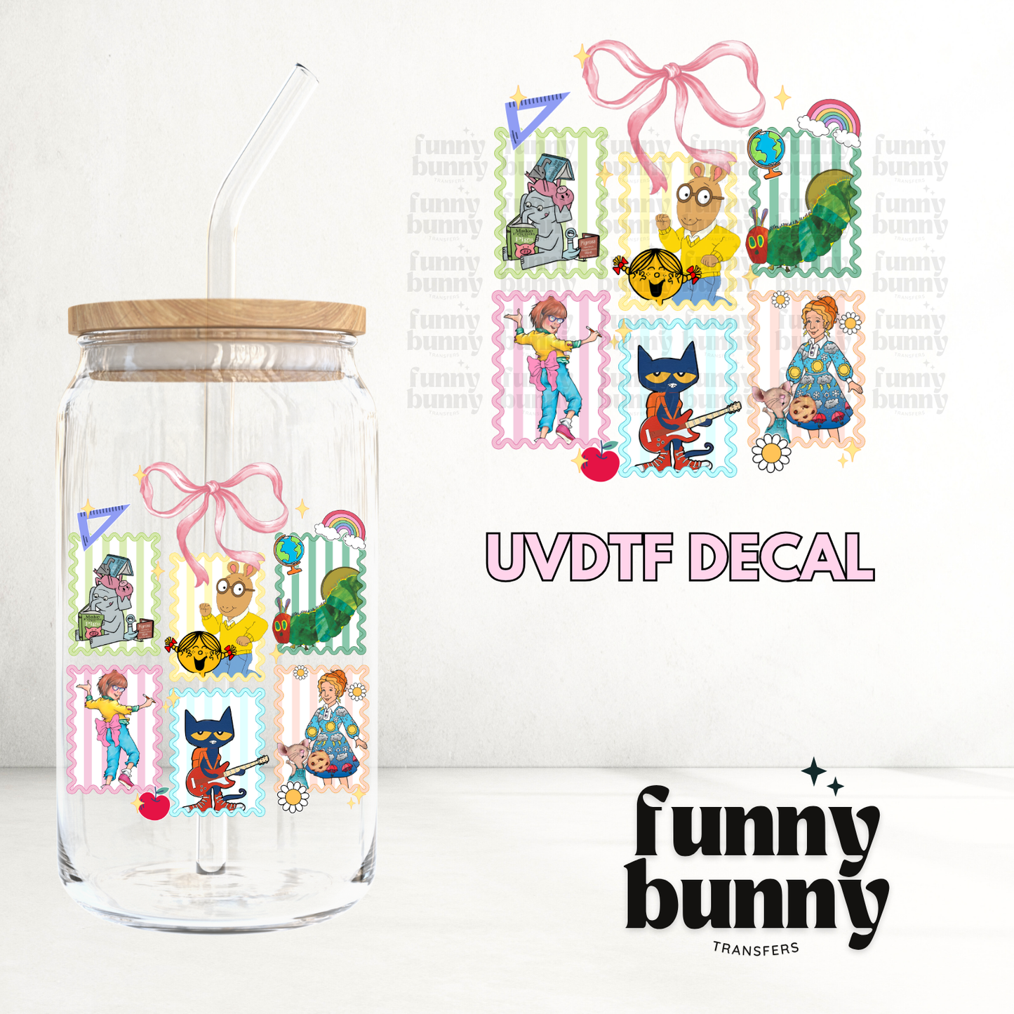 Coquette School Friends - UVDTF Decal