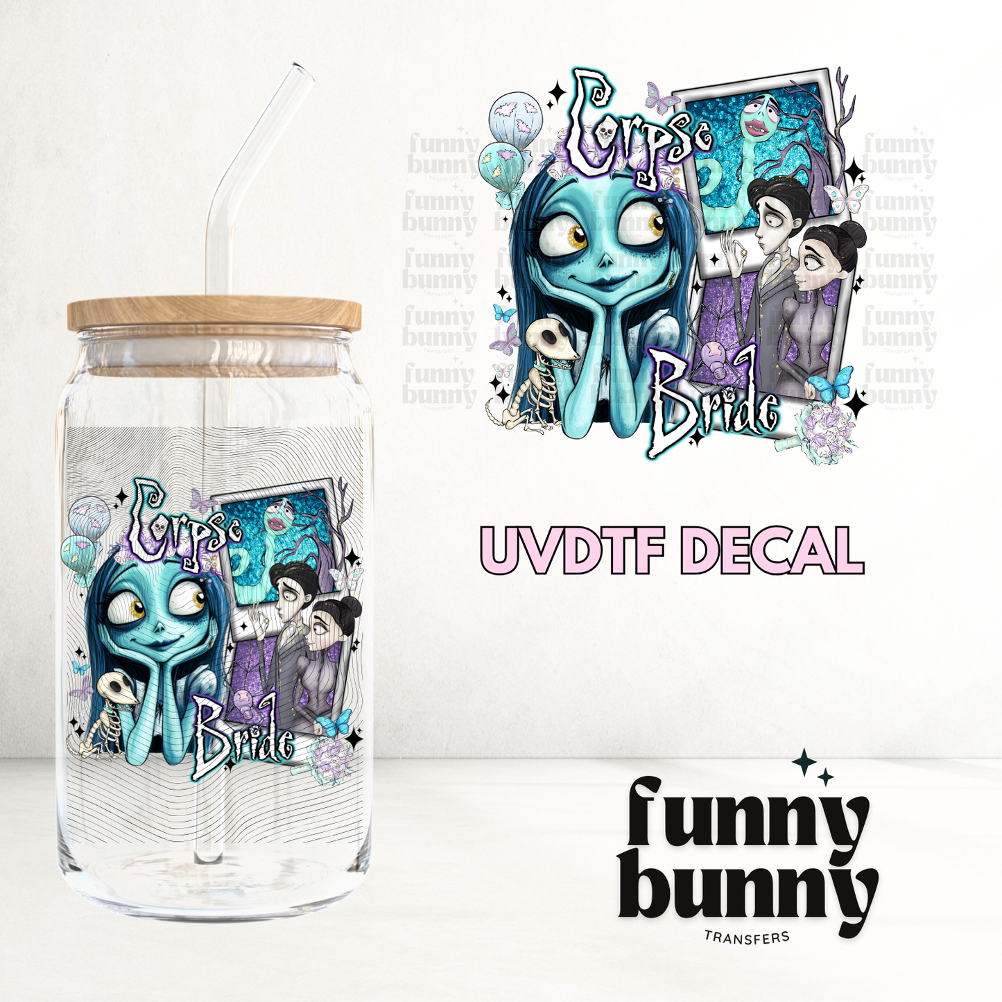 Corpse Bride Cutie - UVDTF Decal