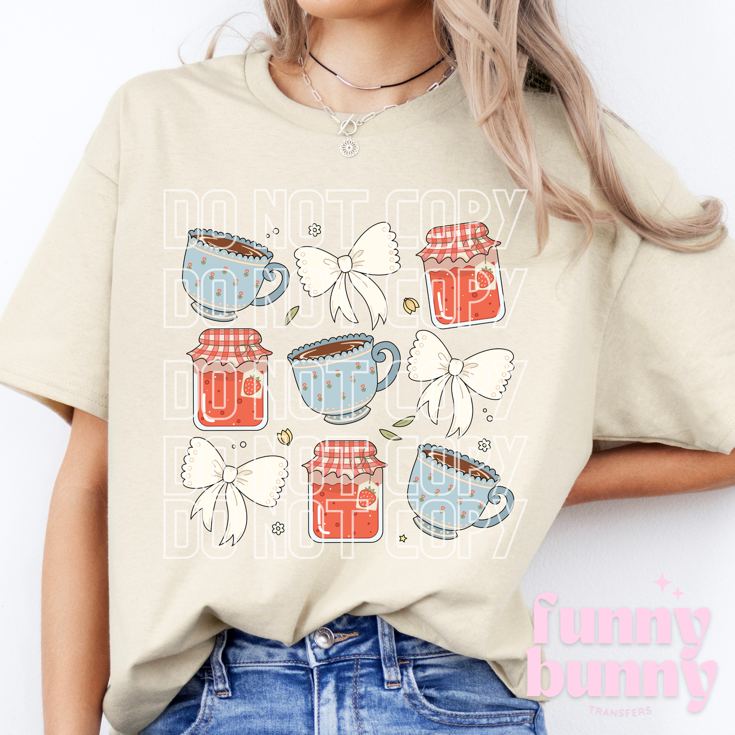 Cottage Girl Tea - DTF Transfer