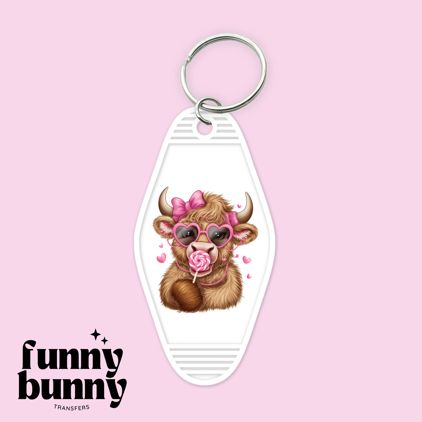 Cow Cutie - Motel Keychain