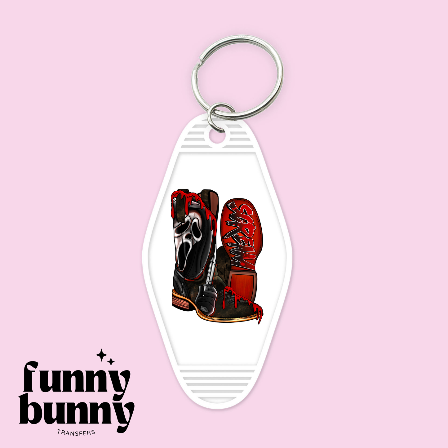 Ghost Scream - Motel Keychain