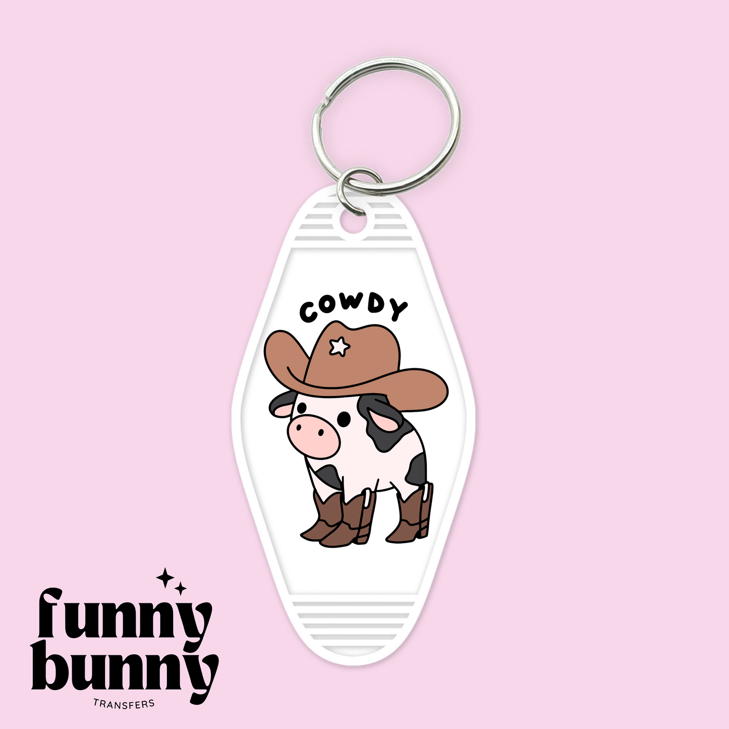 Cowdy - Motel Keychain