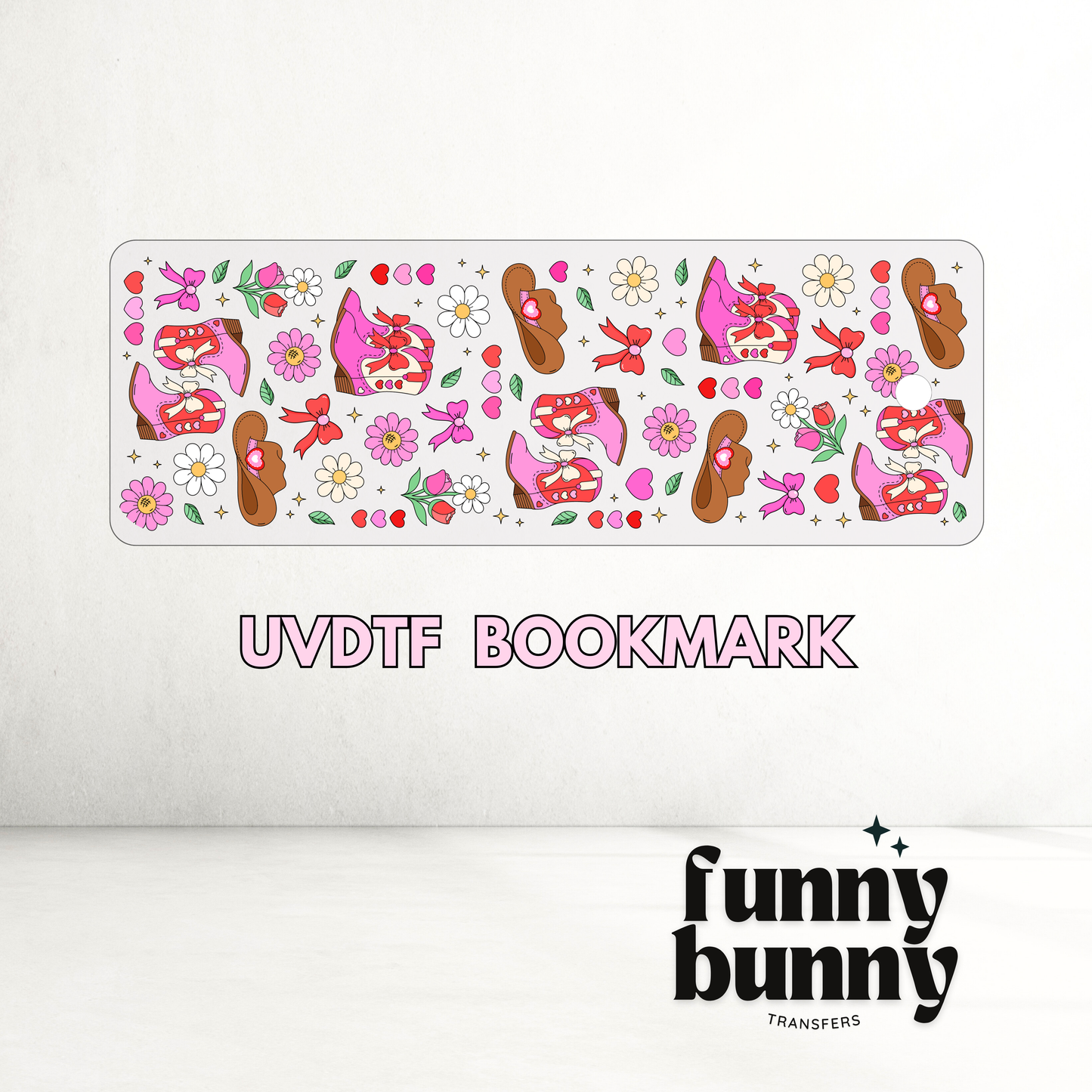 Cowgirl Garden - UVDTF Bookmark Decal