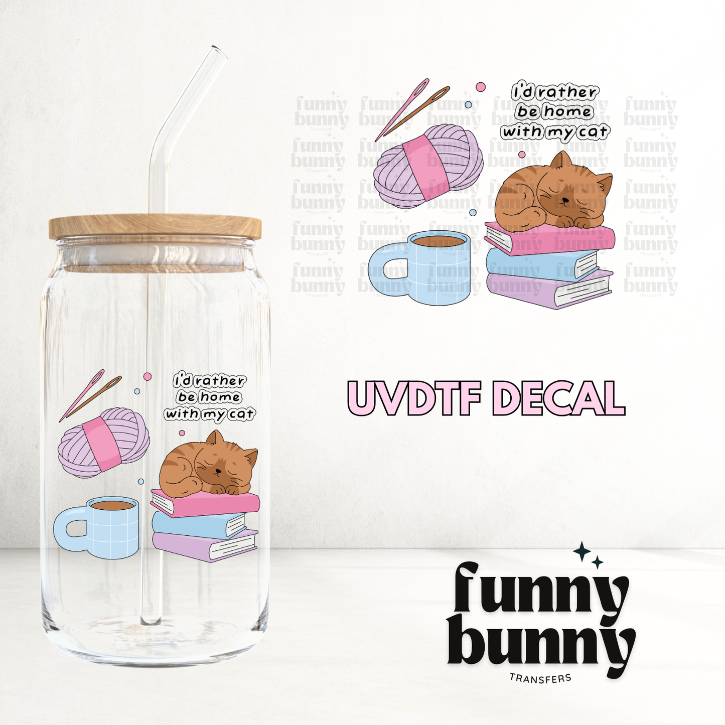 Cozy Kitten Cuties - UVDTF Decal