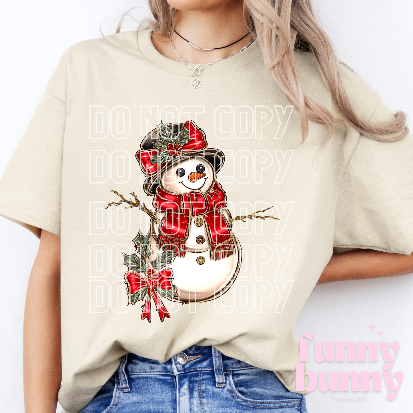 Cozy Snowman - DTF Transfer