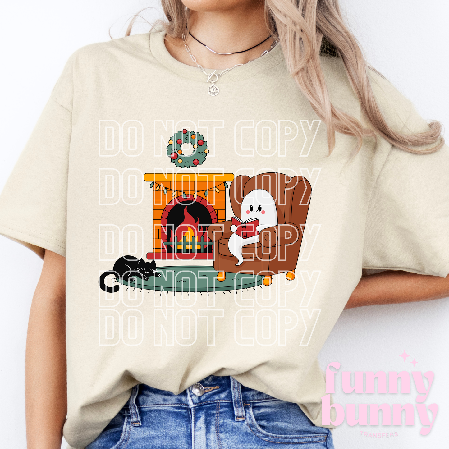 Cozy Xmas Boo - DTF Transfer