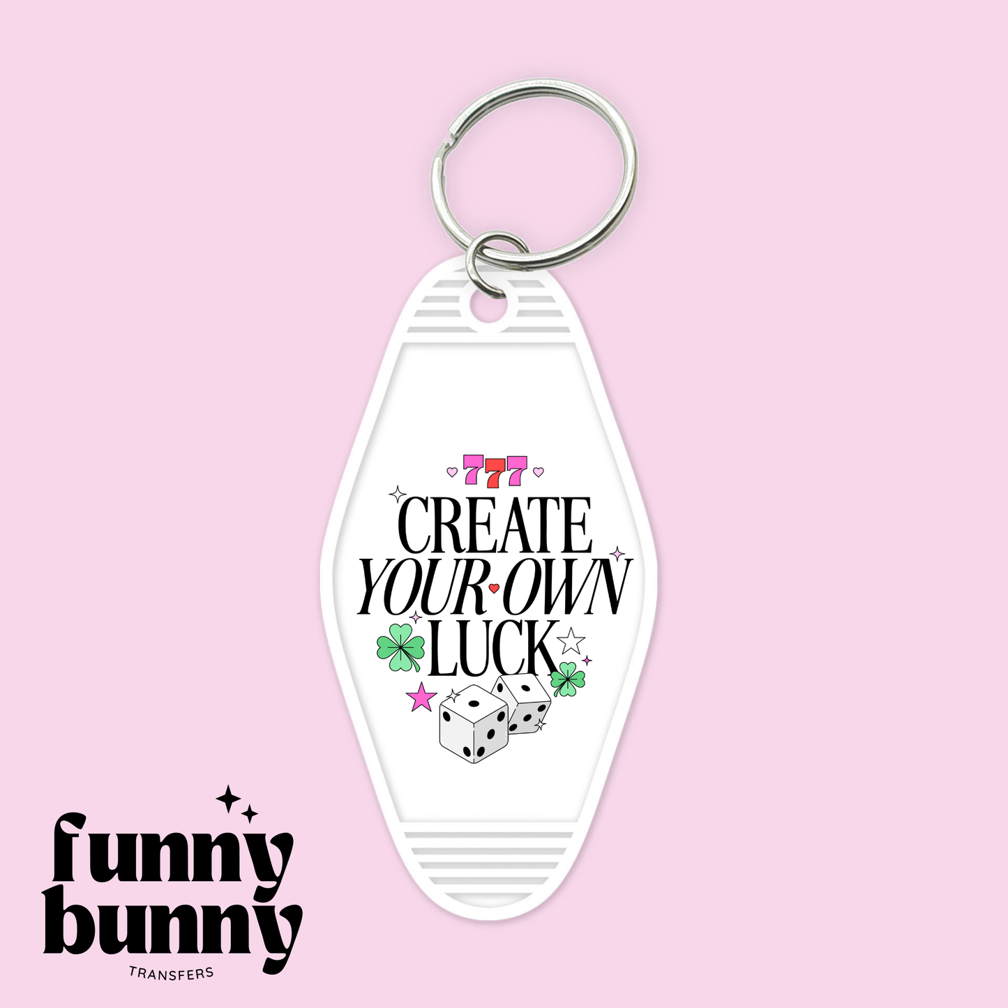 Create Your Own Luck Dice - Motel Keychain