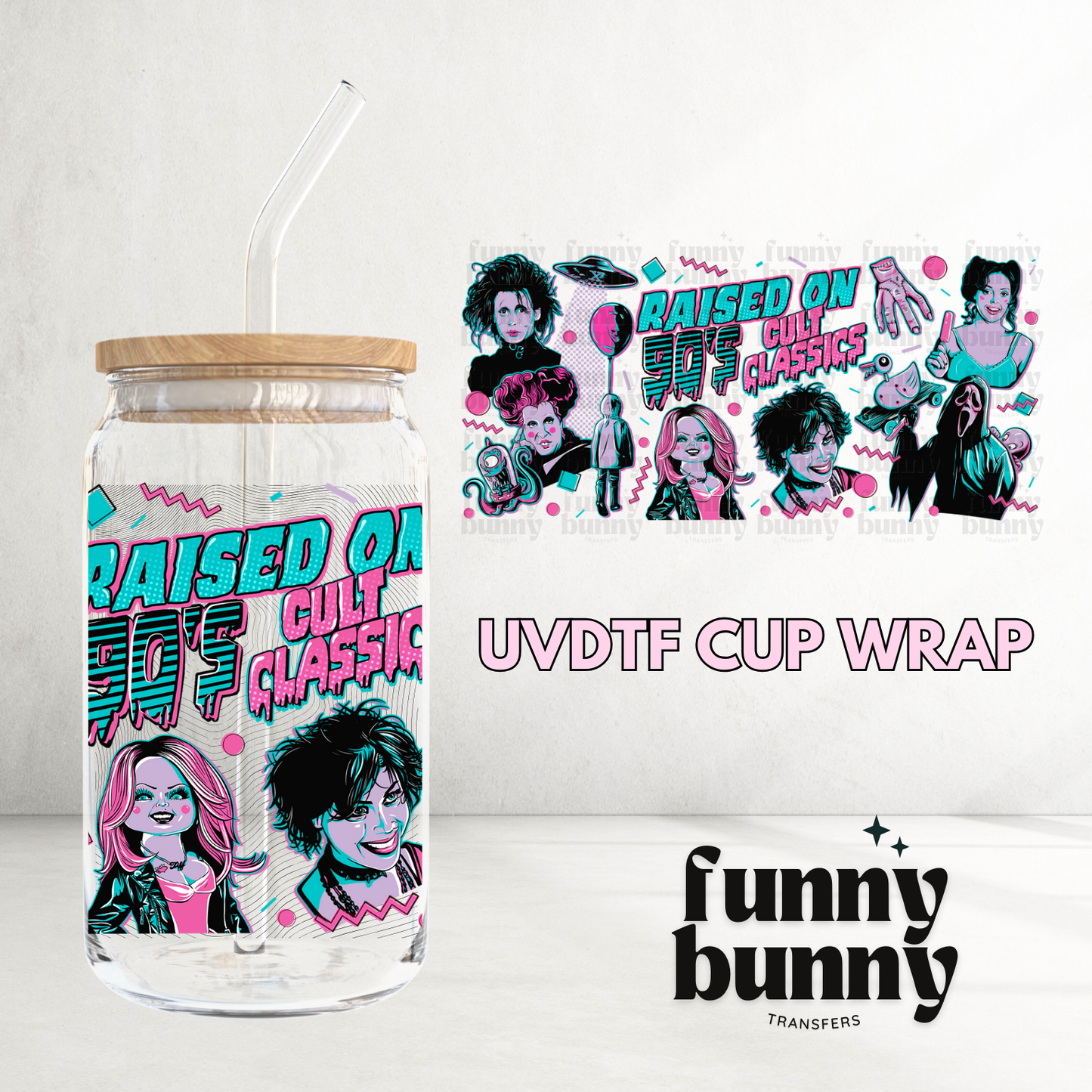 Cult Classics - 16oz UVDTF Cup Wrap