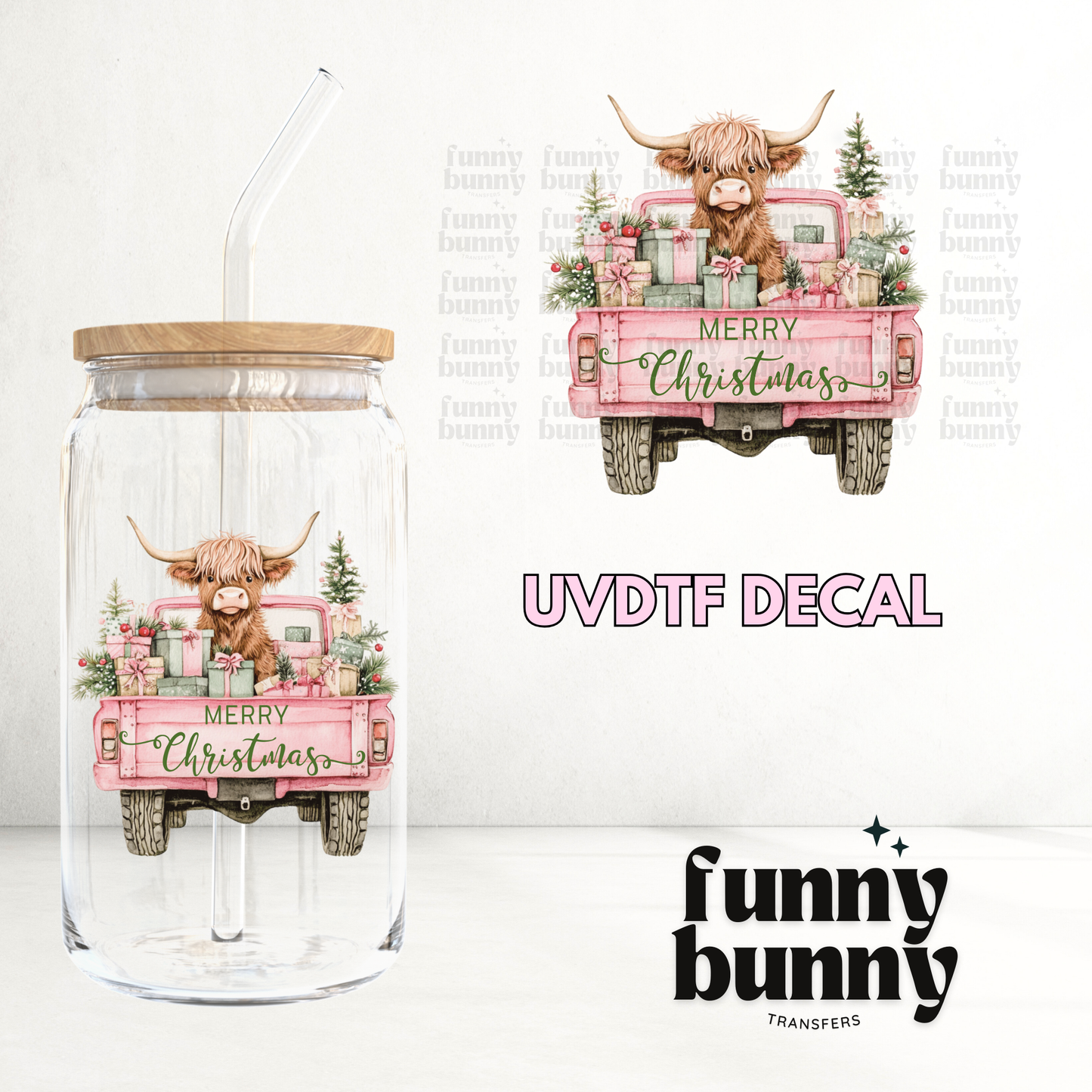Cutie Howdy Christmas - UVDTF Decal