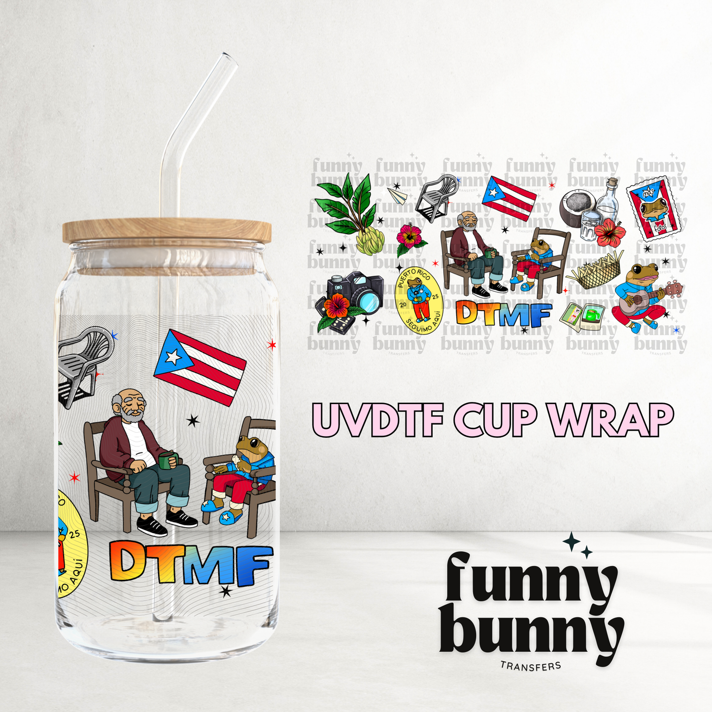 DTMF - 16oz UVDTF Cup Wrap