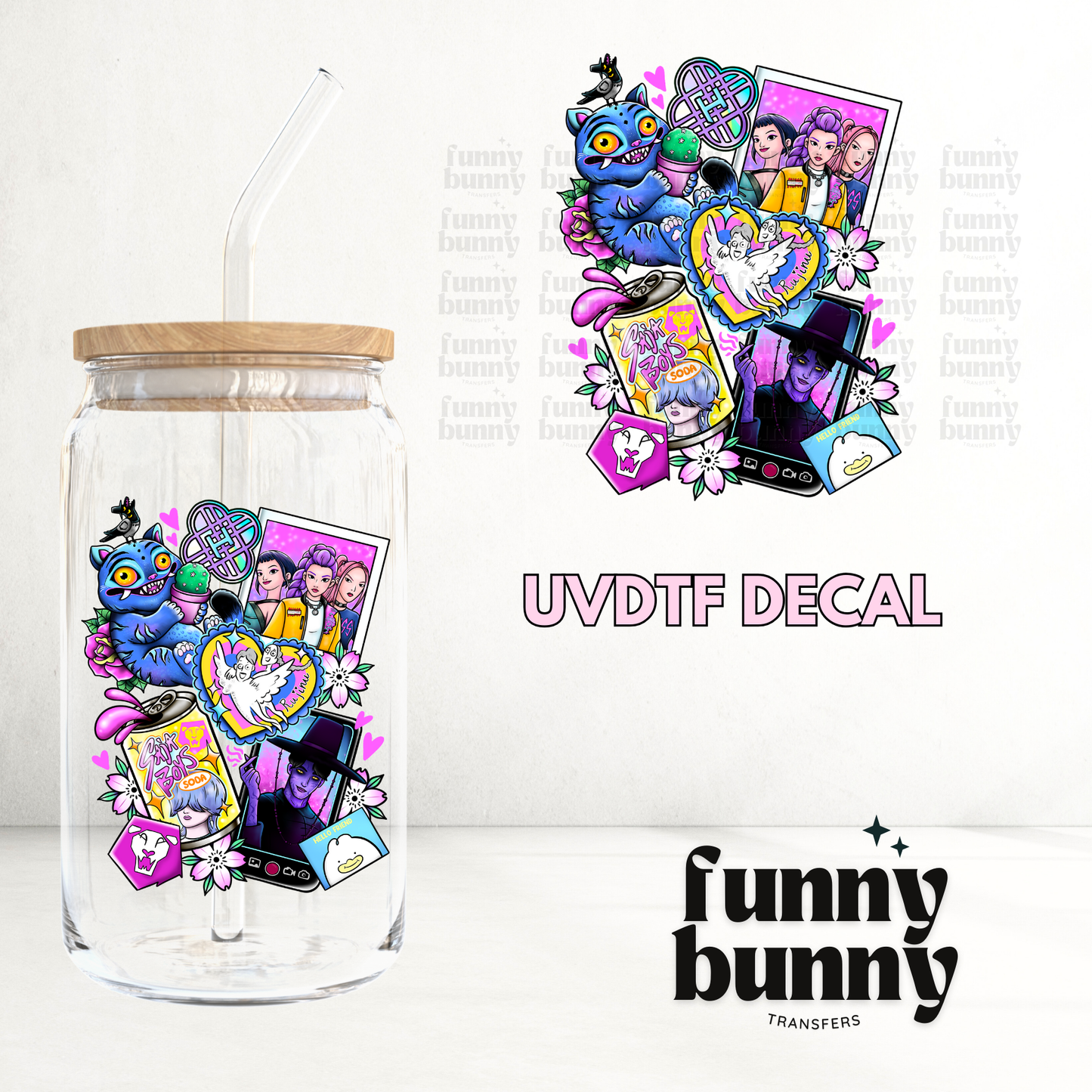 KPOP Vibes - UVDTF Decal