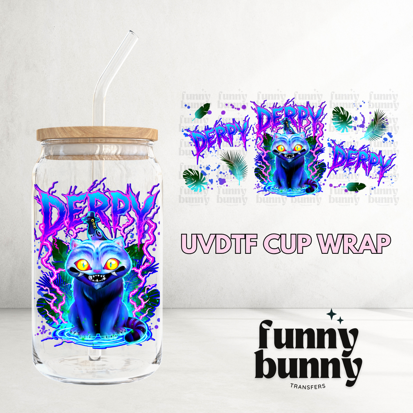 KPOP Tiger - 16oz UVDTF Cup Wrap
