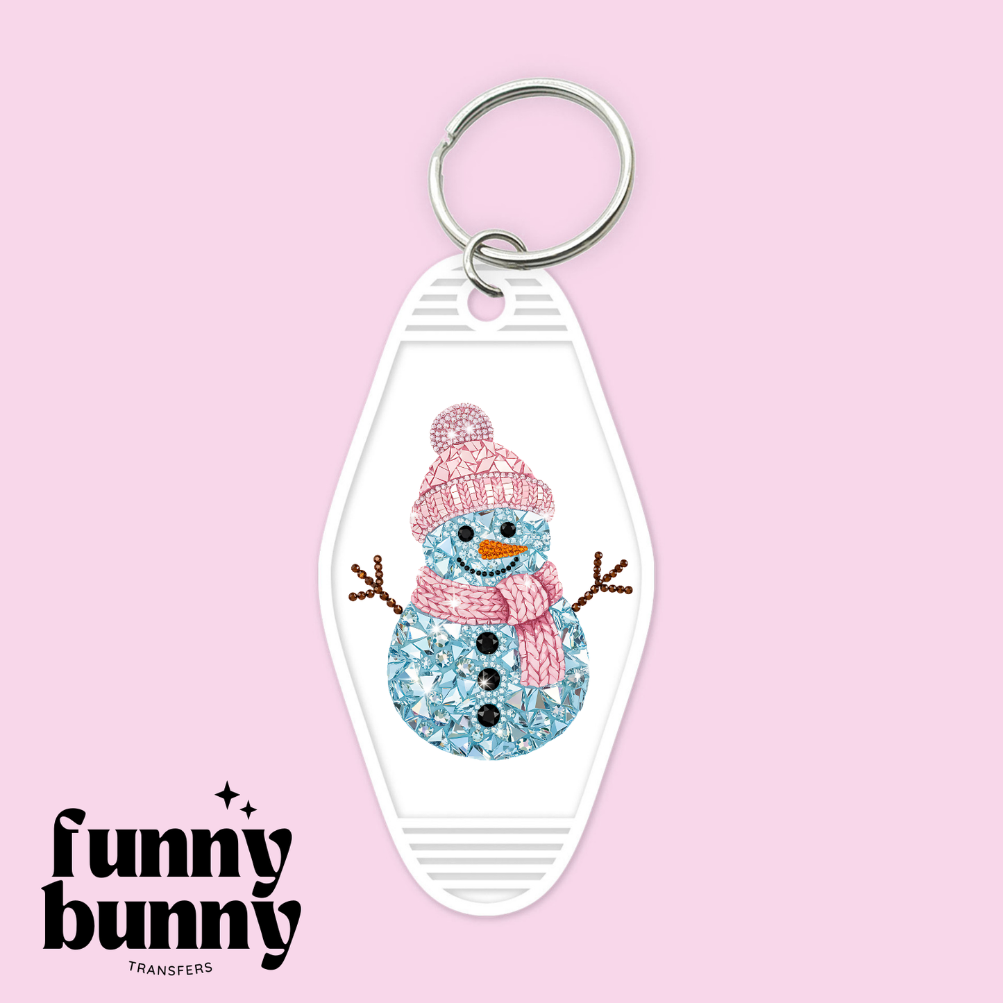 Diamond Snowman - Motel Keychain