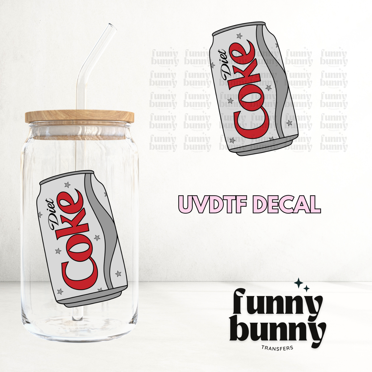 Diet Coke Original - UVDTF Decal