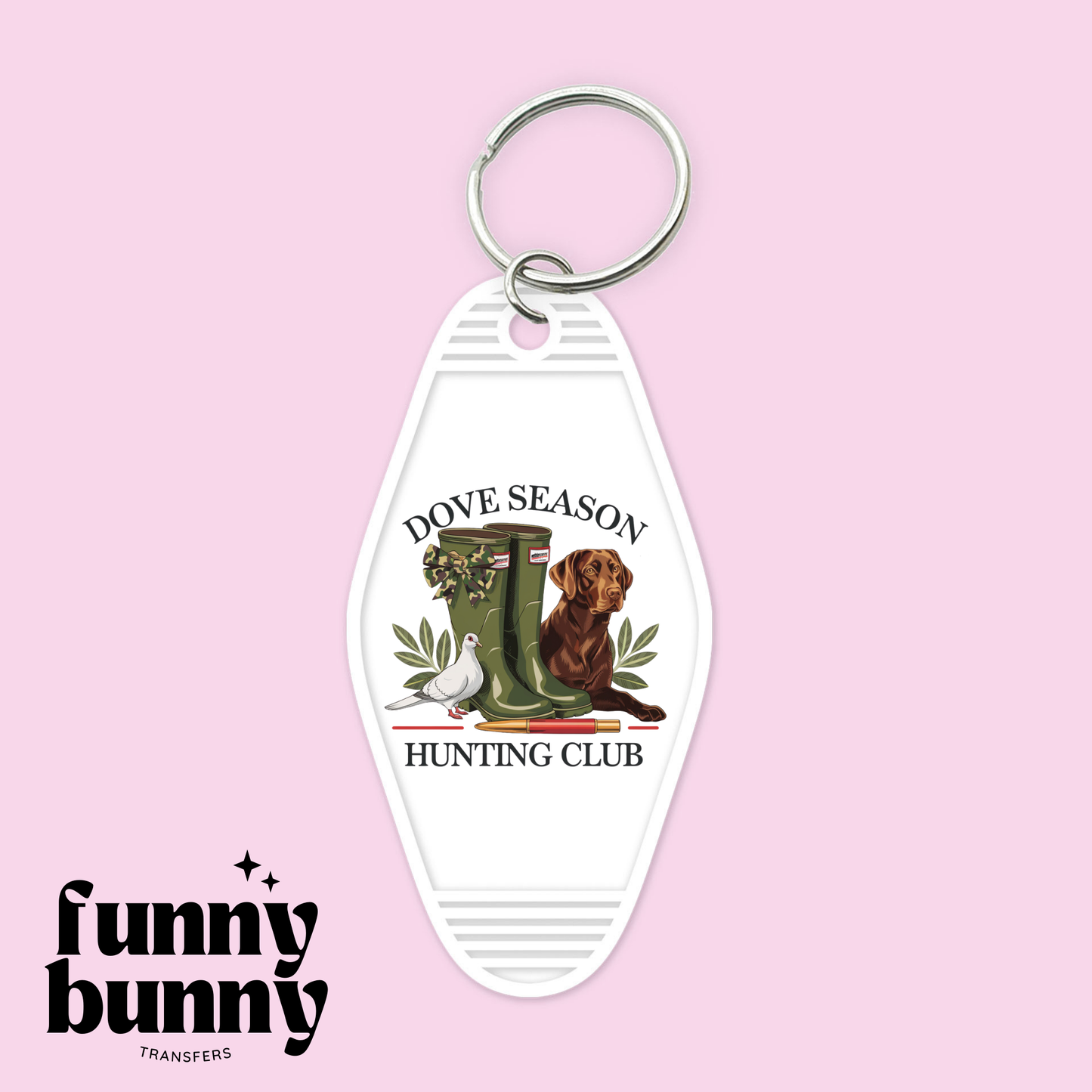 Dove Season - Motel Keychain