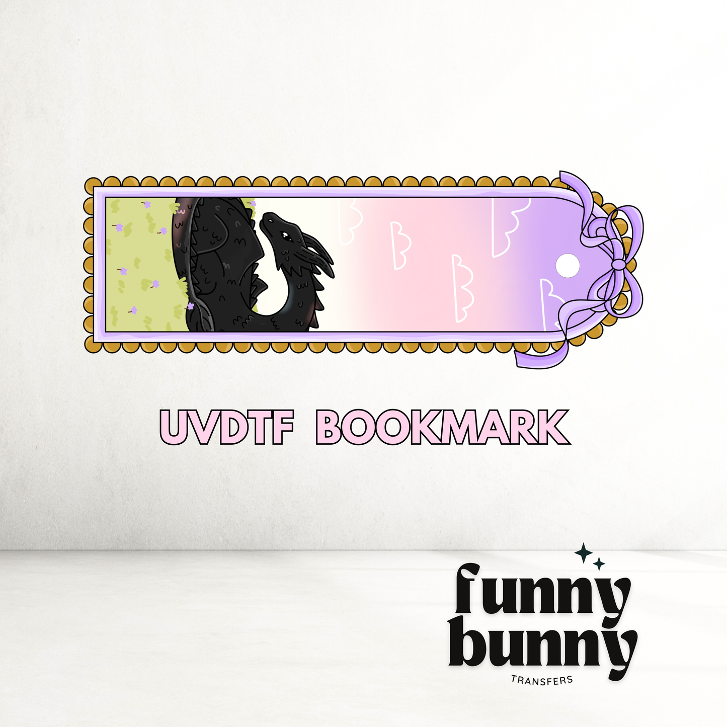 Dragon I - UVDTF Bookmark Decal