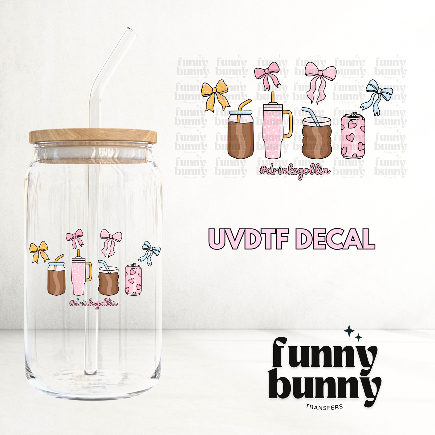 Drinks Goblin - UVDTF Decal