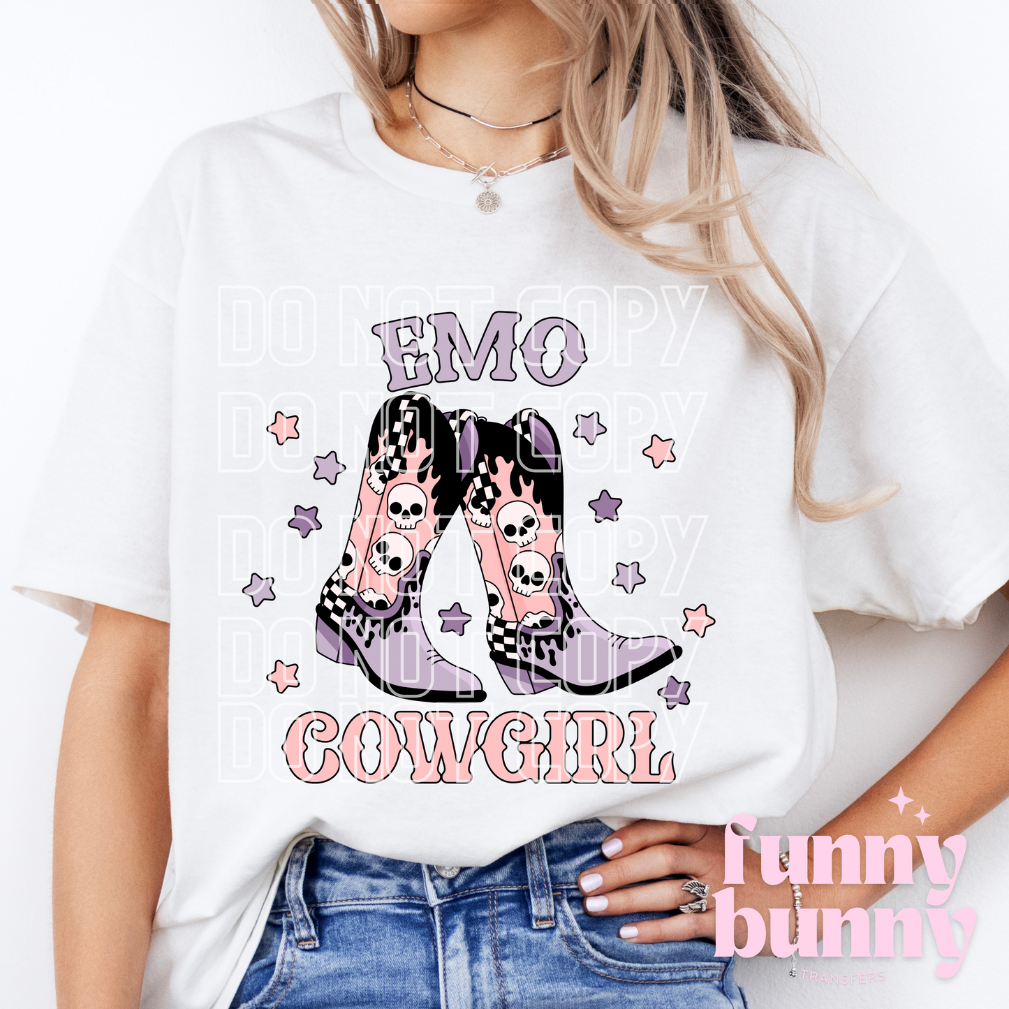 Emo Cowgirl -DTF Transfer